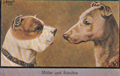 Hunde Müller und Schultze