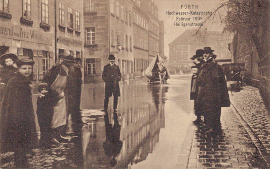 Fürth PLZ 8510 Hochwasser Ak