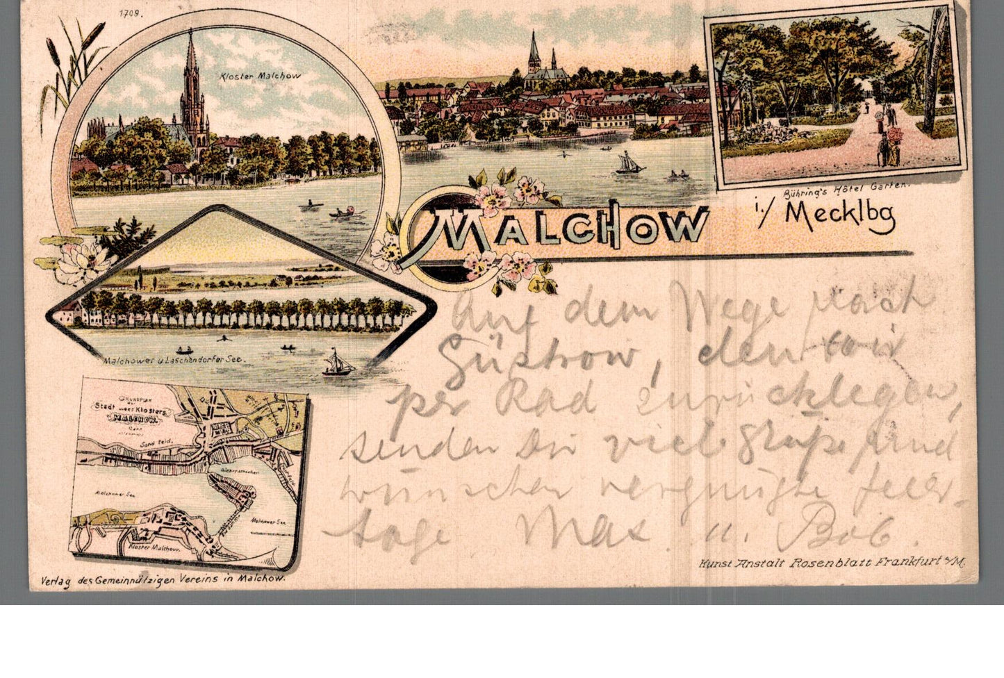 Malchow i. Mecklbg  PLZ O-2063