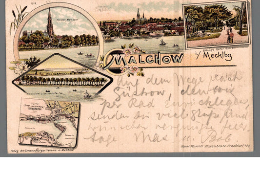 Malchow i. Mecklbg  PLZ O-2063