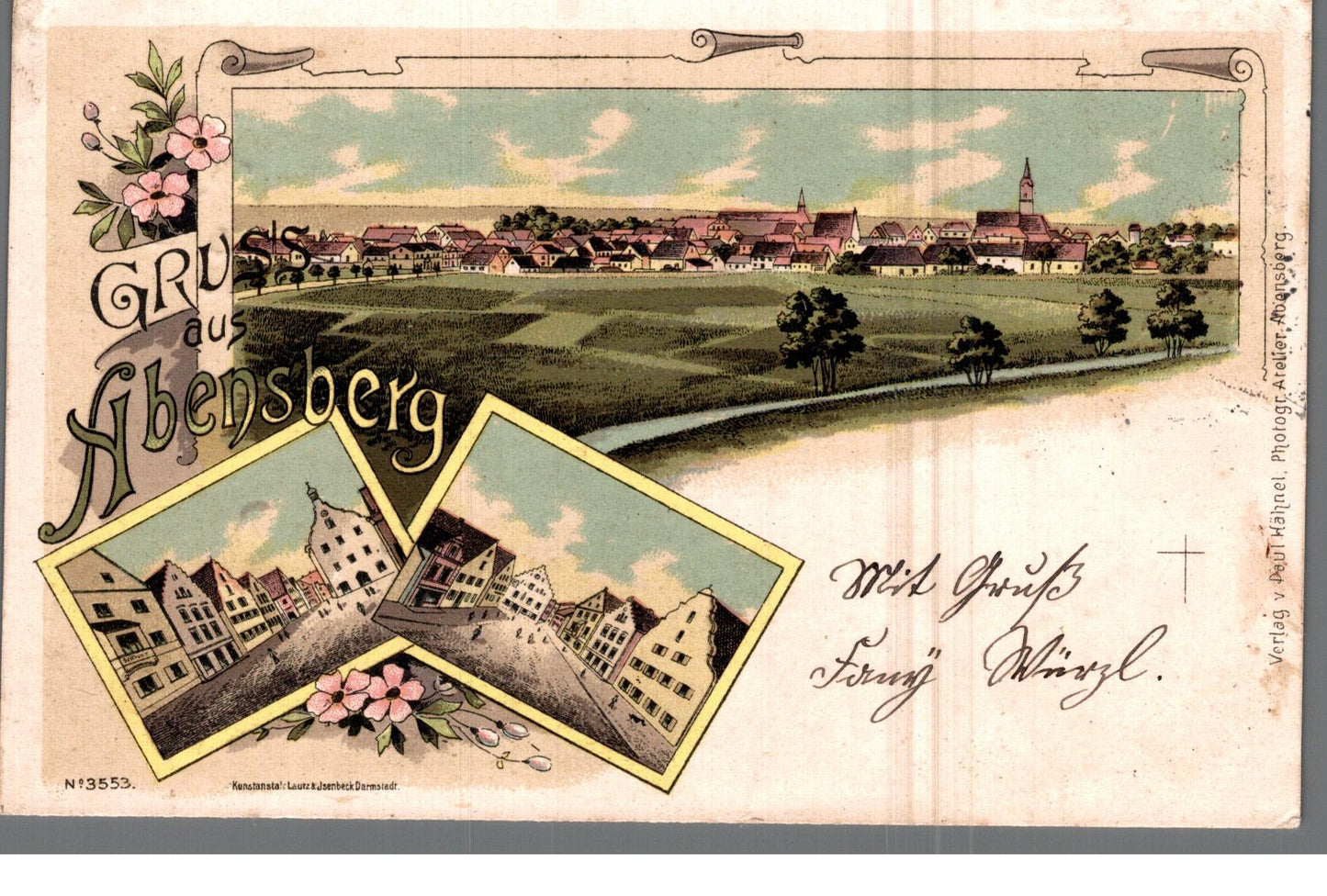 Ansichtskarte Abensberg, Gruss aus Abensberg | PLZ 8423
