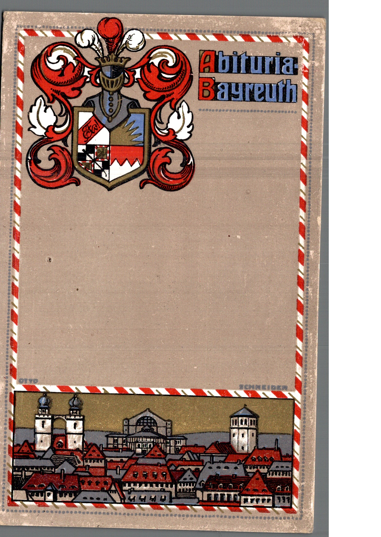 Ansichtskarte Bayreuth, Abituria Bayreuth | PLZ 8580