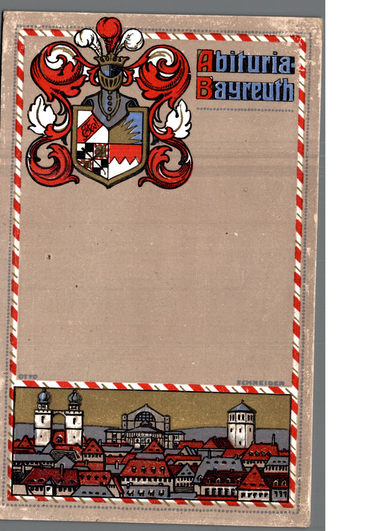 Ansichtskarte Bayreuth, Abituria Bayreuth | PLZ 8580