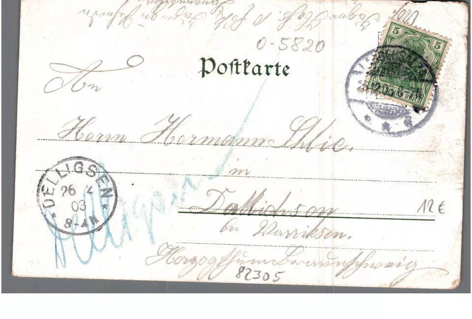 Ansichtskarte Langensalza, LKR Unstrut-Hainich, Thüringen | PLZ O-5820